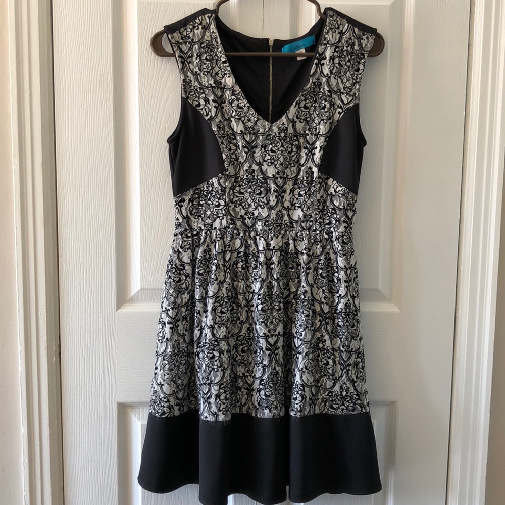 Black and White casual/formal dress